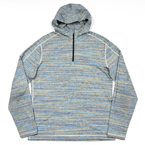 lululemon athletica Other - Lululemon Surge Warm Sweatshirt Mens Large Blue Space Dye Camo Alberta Lake